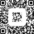 QR code with a small logo in the center; scan with a phone to open the linked destination.